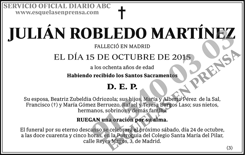 Julián Robledo Martínez